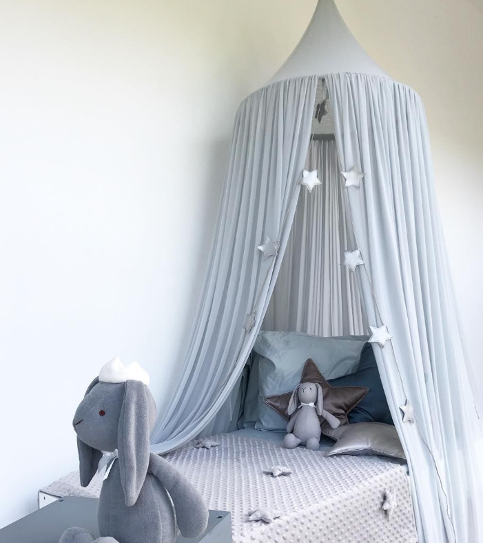 Ins new summer baby ceiling tent chiffon mosquito net children's room tent bed book bed mattress tent